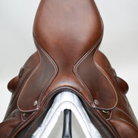 Voltaire Essentials 18" Ex-Demo Monoflap Jump saddle, Brown, Adjustable (SKU342) - BUY IT NOW