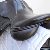 Fairfax Andrew Hoy Monoflap XC Saddle, Adjustable, 17", Brown (SKU294)