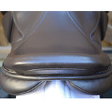 Silhouette monoflap event / jump Insignia saddle, 17" Wide, Brown (SKU131)